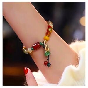 COLORFUL GOOD LUCK CHARM BRACELET